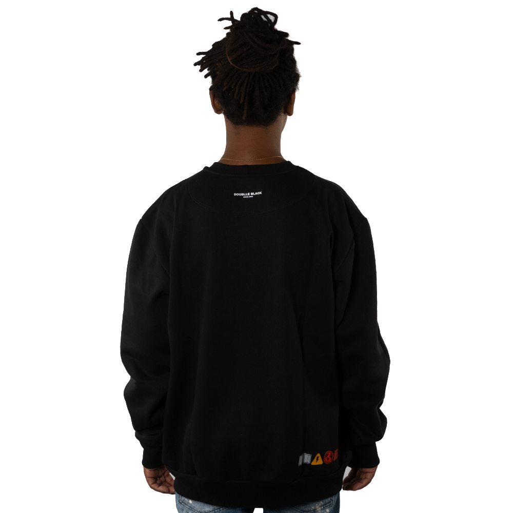 MOLETOM ALL BLACK BORDADO